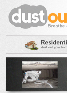 Dust Out Website and Logo Design