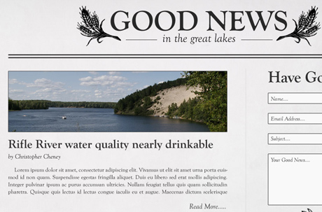 Good News Great Lakes Web Design